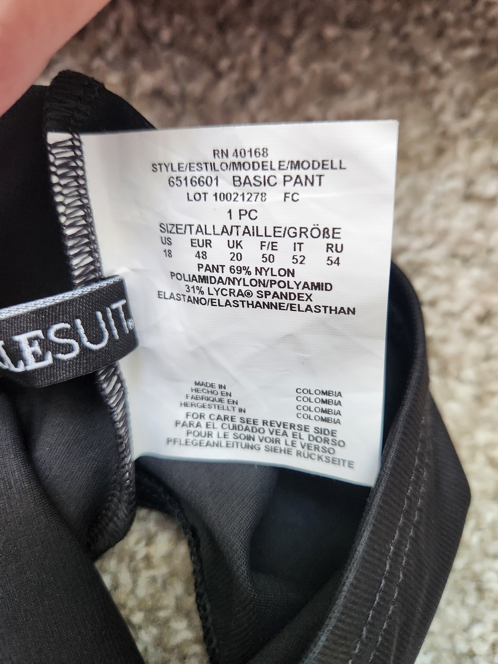 *NWT* Miraclesuit Black High-Waist Swim Briefs - Picture 4 of 5